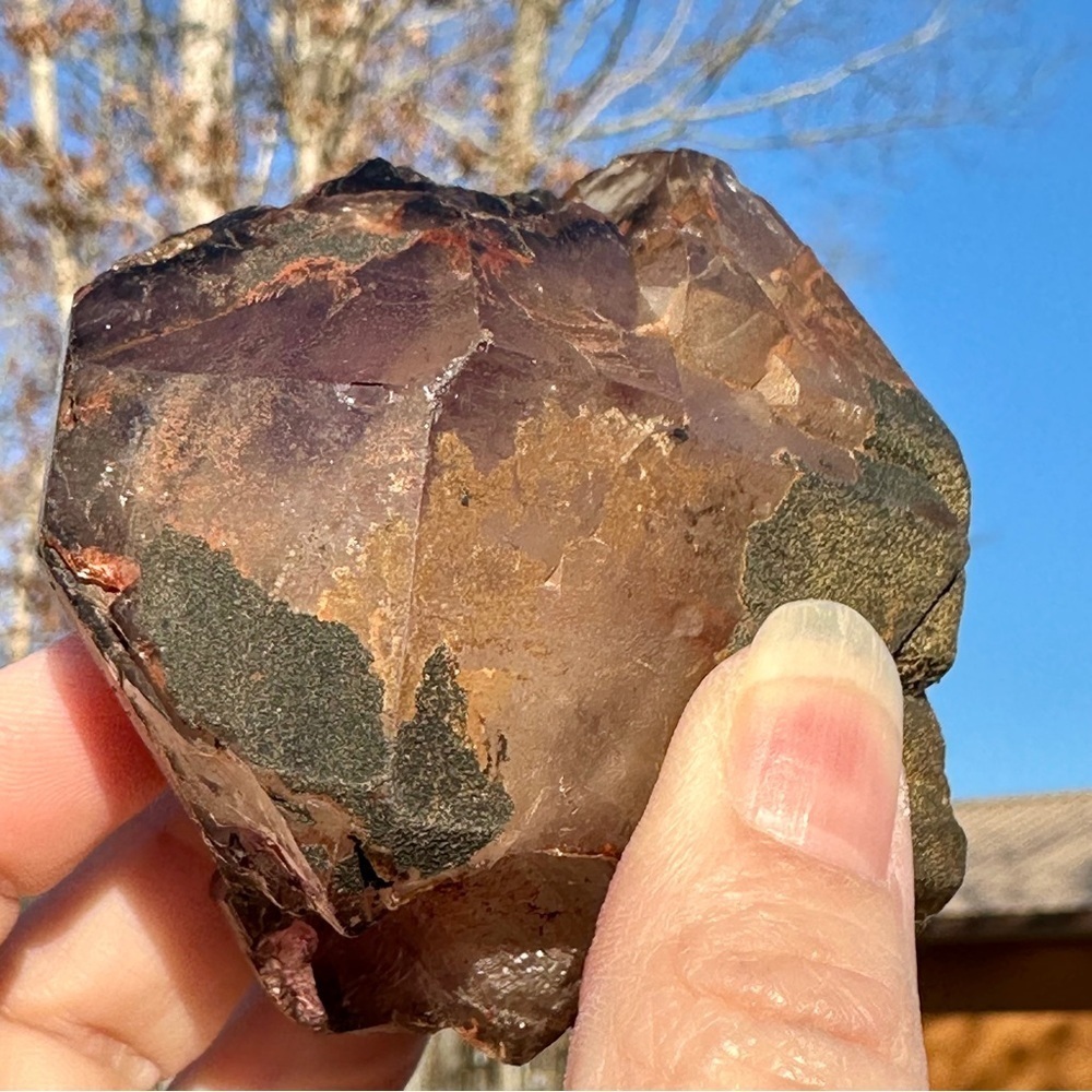 Natural AURALITE Amethyst Rough Multi Terminated LARGE Specimen super 23 - Picture 10 of 15